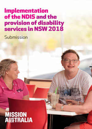 Implementation of the NDIS and the provision of disability services cover